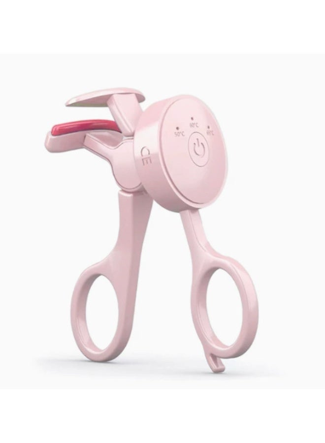 Portable thermal eyelash curler